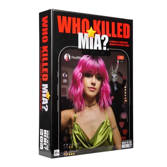 *NEW* Who Killed Mia? A Digitally Immersive Murder Mystery Card Game - Picture 1 of 14